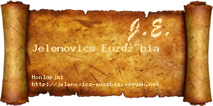 Jelenovics Euzébia névjegykártya